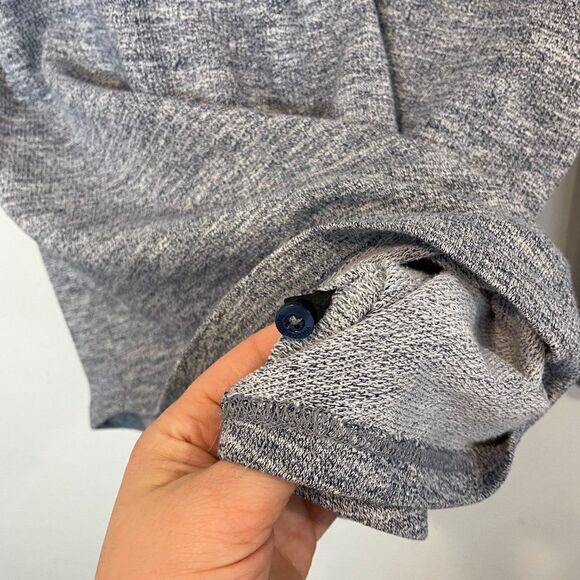 Volcom Blue Sweatshirt Shoulder Pocket Longsleeve - Picture 8 of 10